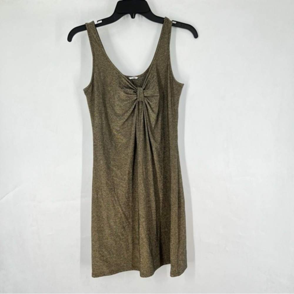 5/$25 Sale THREE Dots dress gold shimmer size small